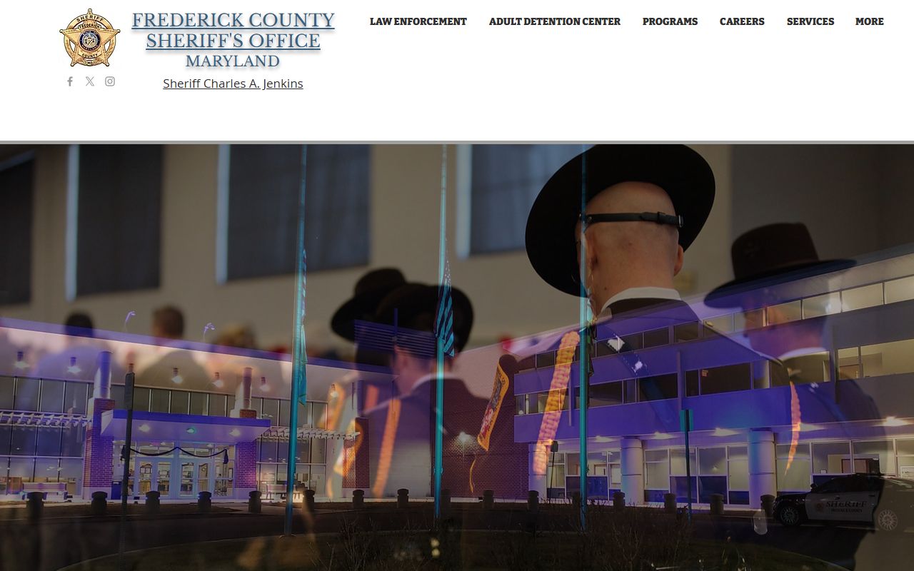 Frederick County criminal court records sheriff office website